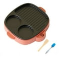 thumbnail image 1 of Electric Omelette Pan Barbecue Pan Electric Cooker Multifunction Non-Stick Hotpot Steamer Steak Frying B US Plug, 1 of 8
