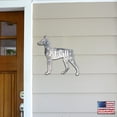 thumbnail image 3 of Designocracy MA98122S-18 18 in. Dog Wooden Custom House Number Sign Decor, 3 of 7