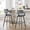 30 in Grey, variant on Hausfame 24" Swivel Counter Height Bar Stools, Linen Upholstered Full Back & Durable Metal Footrest, Blue, Set of 2