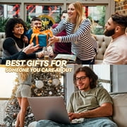 Blue Light Blocking Glasses - 3 Pack Fashion Square Eyeglasses,Anti UV Ray Computer Gaming Glasses,Blue Blockers Glasses for Women/Men,Matte Black+Leopard+Transparent