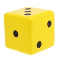 thumbnail image 1 of Dados de esponja dados de punto de espuma que juegan dados para el juguete de ventición de enseñanza de matemáticas Amarillo CUTICAT Dados de esponja, 1 of 6