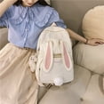 thumbnail image 2 of Mochila para estudiantes, mochila de gran capacidad con orejas de conejo, JK Soft Sister, 2 of 6