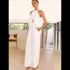 thumbnail image 5 of Conjunto de Dos Piezas para Mujer, Verano 2025, Informal, Sin Mangas, Cuello Alto, Top Corto, Pantalones de Pierna . XL, 5 of 9