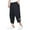 Black, variant on Aoochasliy Mens Jeans Men's Summer Full Fashion Leisure Solid Pockets Embroidery Loose Calf-Length Pants