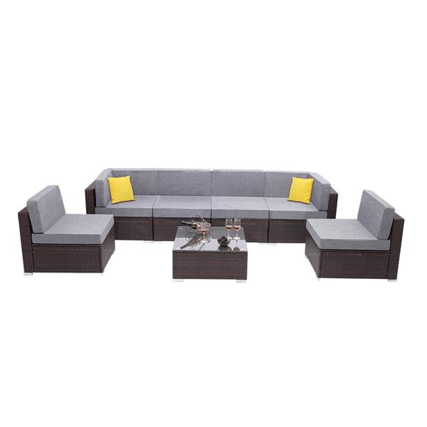 luxury rattan corner sofa