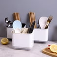 thumbnail image 5 of Cesta de almacenamiento para palillos chinos, estante para palillos de pared, jaula para palillos, cuchara multifuncional para el hogar, soporte para palillos de cocina, caja de almacenamiento, 5 of 5