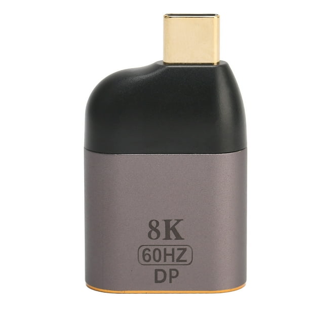 Adaptador USB C a DisplayPort 8K 60Hz 8,1Gbps HBR3 DisplayPort Converter para OS Tablet Pro para Dell XPS
