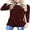 Red Wine, variant on JuneFish Women's Casual Long Sleeve Tunic Tops Fall T-shirt Blouses