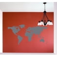 thumbnail image 4 of World Map Wall Art Earth Atlas Decal Sticker, 4 of 4