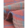 thumbnail image 3 of INSPIRE CHIC Women's Plaid Shirts Point Collar Button Down Blouses XS Watermelon Red Green, 3 of 4