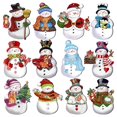 thumbnail image 2 of Colgantes Adornados Xihbxyly 24 Piezas Madera Enanos de Navidad, 2 of 4