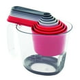 thumbnail image 4 of Tovolo Magnetic Nested System Cups & Spoons for Wet and Dry Ingredients, Cup Baking Set, Measuring Spoons & Cups for Cooking, Dishwasher-Safe & BPA-Free, Assorted Red/Gray, 4 of 5