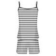 thumbnail image 2 of cfhntfmh Pajama Sets for Women Fashion Printed Spaghetti Strap Scoop Neck Sleeveless Tank Tops Comfy Shorts Sleepwear Sets, 2 of 3