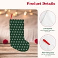 thumbnail image 4 of Lsque Green Buffalo Plaid Merry Christmas Pattern 18 Inch Christmas Stockings, Festive Holiday Stocking for Christmas Decorations Holiday Decor, 4 of 7