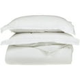thumbnail image 2 of The Great American Store Ultra-Soft 1800 Series Solid 3PC Duvet Set (Full/Queen, White) Soft Duvet Cover Matching 2 Pillow Shams Hotel Quality Hypoallergenic Wrinkle and Fade Resistant, 2 of 4