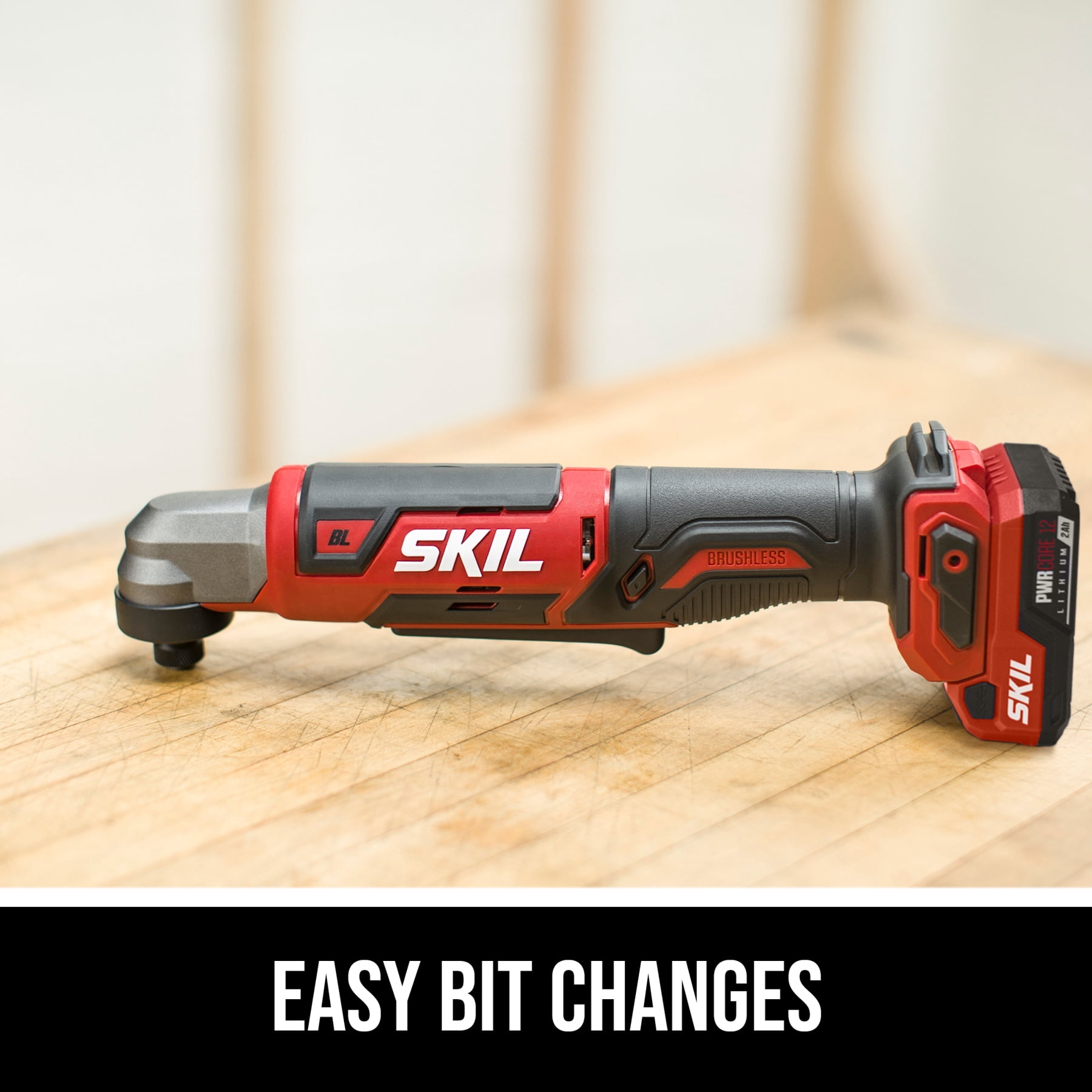 SKIL PWRCORE 12™ Brushless 12V Right Angle Impact Driver with 2.0Ah USB-C Battery and 20W PD Charger -RI5745A-11