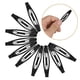 thumbnail image 3 of 10pcs pinzas para el cabello negras niños lindo diseño pasadores niñas broches de metal broche de presión, 3 of 6