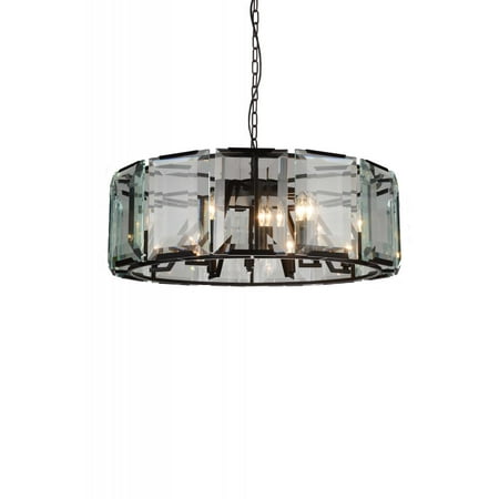 

12 Light Chandelier with Black finish