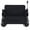 Black + Steel, variant on 3-in-1 Folding Wagon with Bench Seat – 500lbs Capacity, 9"x4" Beach Tires for Camping & Beach, gray