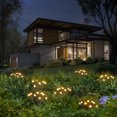 thumbnail image 2 of 2 Pack Solar Garden Lights, JVMU 8 LED Waterproof Wind Dancing Swaying Bulbs, Outdoor Garden Warm White Lamp, 2 of 7
