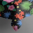 thumbnail image 4 of Pioneer Flower Floral Print Pattern Rectangle Tablecloth 60"x102", Waterproof Polyester Table Cloth, Wipeable Spillproof for Dining Camping Indoor Outdoor, 4 of 6