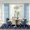 thumbnail image 3 of ASPILLOW Washable Rug 5x7 Blue for Living Room, Soft Non Shedding Low Pile Carpet for Dining Room Bedroom Den, 3 of 9