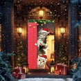 thumbnail image 6 of Christmas Door Cover Polyester Festive Door Decor For Holidays Easy Installation Durable Wrinkle Resistant For Homes Shops Public Spaces And Seasonal Display, 6 of 6