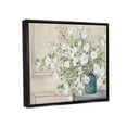 thumbnail image 2 of Stupell Industries Geranium Tabletop Country Still Life Painting Blooming Flowers Jet Black Framed Floating Canvas Wall Art, 24x30, by Julia Purinton, 2 of 5