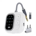 thumbnail image 1 of Adaptador de Audio Bluetooth 5.3, Transmisor y Receptor de Audio Inalámbrico 2 en 1 con Entrada AUX RX/TX para Coche, Casa, Avión, Viajes en Avión., 1 of 6