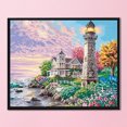 thumbnail image 3 of Cuadros Decorativos Juego de bordado completo Kit de costura de punto de cruz 11CT Ocean Light Artwork DIY DQrwqpou Nuevos Originales, 3 of 9