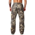 thumbnail image 7 of Baggy Hunting Camo Sweat Pants for Men Straight Wide Leg Elastic Waist Streetwear Jogger Pants Bronze M, 7 of 7