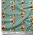 thumbnail image 1 of Soimoi Cotton Duck Fabric Monkey Face Cartoon Fabric Prints by Yard 42 Inch Wide, 1 of 1