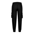 CTPDG Solid Color Cargo Joggers Men Baggy Casual Athletic Jogger Cargo