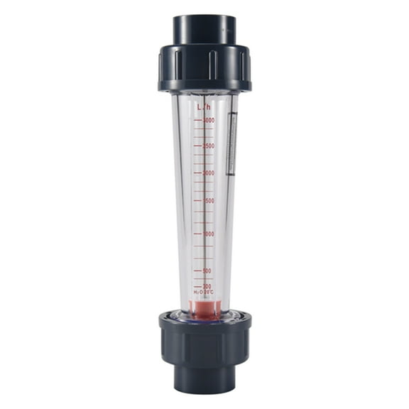 LZS-25 Flow Meter Plastic Tube Type 300-3000L/H Water Rotameter Liquid Flowmeter Measuring Tools For Chemical Light,1 x LZS-25 Flow Meter,blue