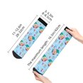 thumbnail image 4 of Fuzoiu Gnome Pool Party Print Adult Socks, Crew Moisture-wicking Socks, Unisex Cushion Crew Socks,Casual Sports Ankle Socks, 4 of 7