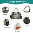 thumbnail image 3 of FORMRS Insulated Lunch Bag for Work School Unisex Large Capacity Cooler with Shoulder Strap, Ghosts Playing in A Garden, 3 of 6