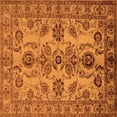 thumbnail image 1 of Ahgly Company Indoor Square Oriental Orange Industrial Area Rugs, 8' Square, 1 of 4