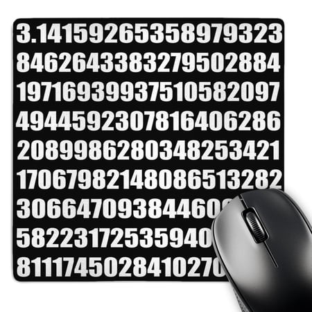 3dRose  Pi math number Mathematical modern abstract mathematic numeric figures  MousePad price history on PriceWatchPro