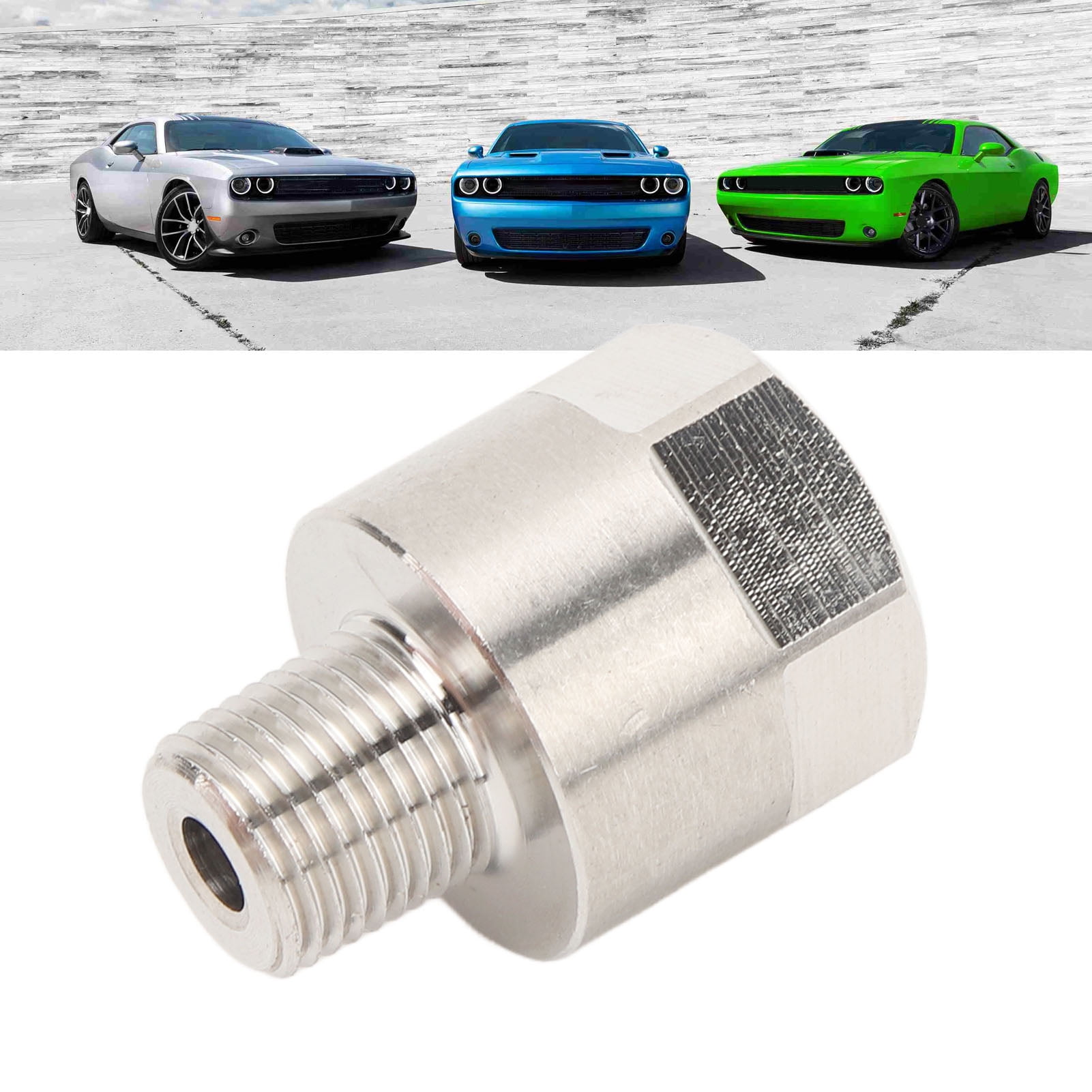 2pcs 1/8in Npt Mâle à M10 X 1,0 Aluminium ALLIAGE Huile De