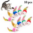 thumbnail image 2 of 20PCS Cat Mice Toy Interactive Interactive Plush Cat Teaser Toy Cat Chew Toy, 2 of 10