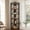 Brown, variant on Fnova 70.9" 6-Tier Corner Shelf, Rustic Corner Bookshelf, Compact Storage Rack for Living Room, Home Office, Kitchen