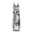 thumbnail image 2 of Qiylii Women Summer O-Neck Print Sleeveless Plus Size Pullover Long Dresses Spaghetti Strap Long Maxi Dress with Pockets, 2 of 4