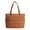 Brown, variant on Puffy Tote Bag for Women, Lightweight Work Tote Handbag | 20L for 15.6" Laptop/ 18L for 15.6" Laptop, Quilted Shoulder Bag for Travel College Gym Daily