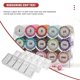 thumbnail image 2 of 10pcs professional acrylic poker chips 100 chip trays (without cover), 2 of 5