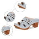 thumbnail image 4 of MKLEKYY Sandalias para Mujer Sandalias Cómodas Con Tacón para Uso Diario, Informales, para Caminar En La Playa, Transpirables, Ligeras, Con Punta Abierta, 4 of 4