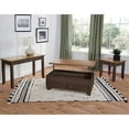 thumbnail image 4 of Bear Creek Two-tone Brown Lift-Top Cocktail Table with Casters, 4 of 5