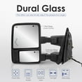 thumbnail image 2 of MOSTPLUS Chrome Tow Mirrors Power Heated Turn Signal for 2008-16 Ford F250/F350/F450/F550, 2 of 6