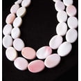 thumbnail image 4 of Rare Light Pink Oval Conch Shell Bead Strand | 18x13mm | 22 Beads |, 4 of 11