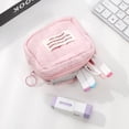 thumbnail image 6 of Travel Makeup Bag Aesthetic Cosmetic Bag Change Purse Korean Styles Toiletry Bag Skincare Organisers Small Zippers Bag, 6 of 8