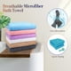 thumbnail image 5 of Toallas de baño Orighty, paquete de 6 unidades, suaves al tacto, muy absorbentes, 5 of 7